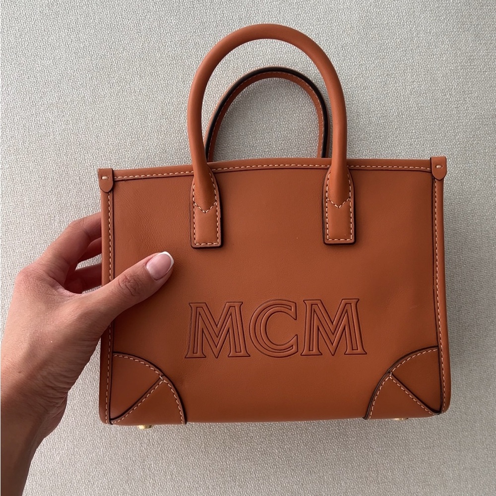 MCM Munchen Leather Mini Tote